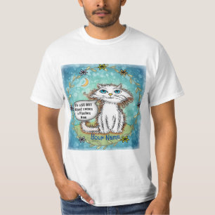 Heiße Hitzewallungen Scraggles Katze T-Shirt