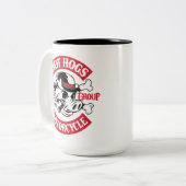 Heiße Hogs™ Klassiker-Tasse Zweifarbige Tasse (Vorderseite Links)
