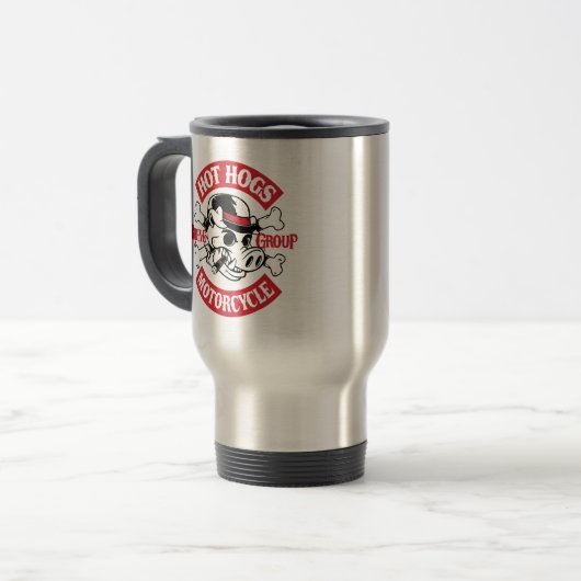 Heiße Hogs™ klassische Togo Tasse (Vorderseite Links)