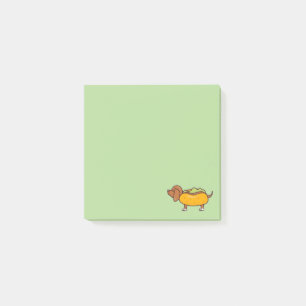 Heiße-Hund-Dachshund-Post-It-Notizen Post-it Klebezettel