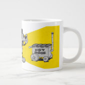 Heiße Hunde! Jumbo-Tasse (Rechts)