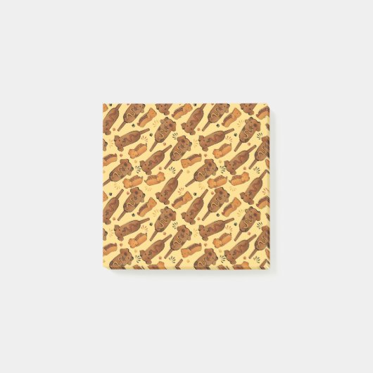 Heiße Hunde Klebrig Post-it Klebezettel (Vorderseite)