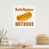 Heiße Hunde Poster (Küche)