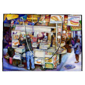 Heiße Hündin, New York City Große Geschenktüte (Rückseite)