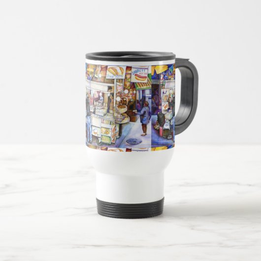 Heiße Hündin, New York Reisebecher (VorderseiteRechts)