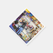 Heiße Hündin, New York Serviette (Ecke)