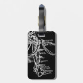 heiße Jahreszeit Gepäckanhänger (Rückseite vertikal)