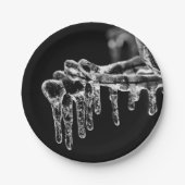 heiße Jahreszeit Pappteller (Vorderseite)