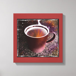 Heiße Java-Zeit dehnte Leinwand-Druck aus Leinwanddruck