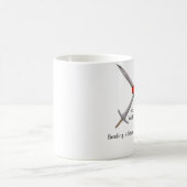 Heiße Jungen I <3 mit Schwertern Kaffeetasse (Mittel)