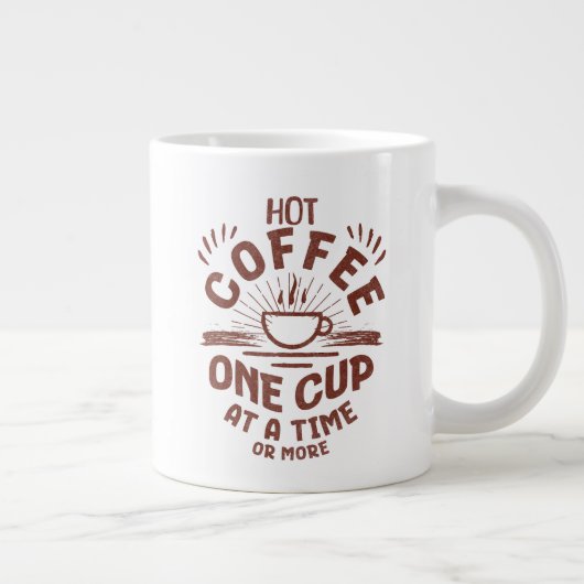 HEISSE KAFEE Jumbo-Tasse (Rechts)
