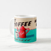 Heiße Kaffee Kaffeetasse (Vorderseite Links)