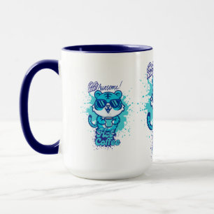 Heiße Kaffee-Trenddesign Tasse
