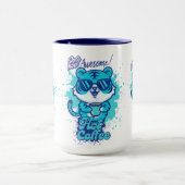 Heiße Kaffee-Trenddesign Tasse (Zentrum)