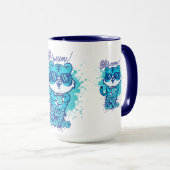 Heiße Kaffee-Trenddesign Tasse (VorderseiteRechts)