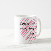 Heiße Kaffee-u. Liebe-Tasse Kaffeetasse (VorderseiteRechts)
