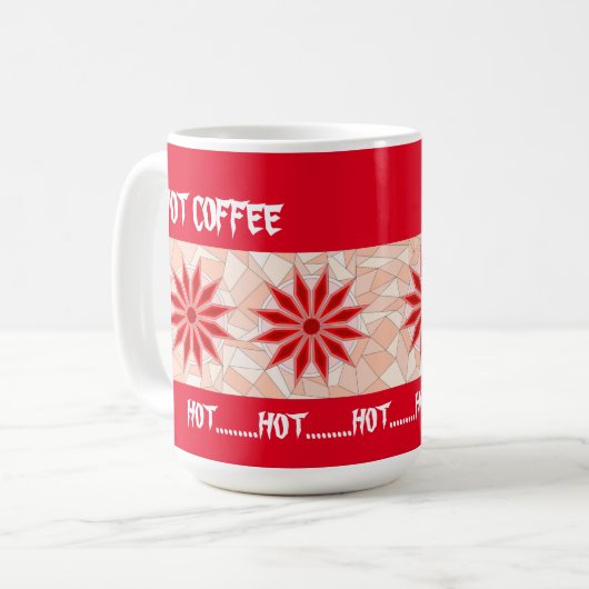 HEISSE KAFFEETASSE (Vorderseite Links)