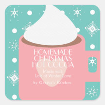 Heiße Kakao hausgemachte Rezept Geschenk Rosa Tass