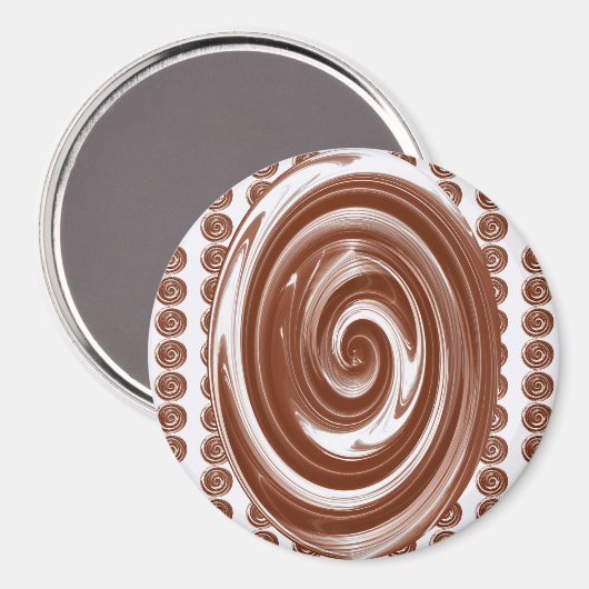 Heiße Kakao... Magnet (Vorderseite/Rückseite)