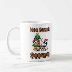 Heiße Kakao-Saison Süßer Weihnachtsbär Hase Kaffeetasse