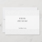 Heiße Kakao und Kekse Wasserfarbe Einladung (Rückseite)