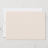 Heiße Kakao und Kekse Wasserfarbe Einladung (Rückseite)