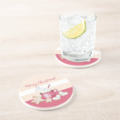 Heiße Kakao und Kekse Wasserfarbe Getränkeuntersetzer (Seite)