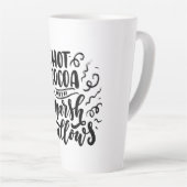 Heiße Kakao- und Marshmallows Milchtasse (Rechte Ecke)