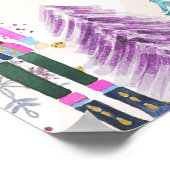 Heiße Kakaoernährstoffe Land der Süßigkeiten Gebur Poster (Ecke)