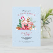 Heiße Kakaofeiertage Einladung (Stehend Vorderseite)