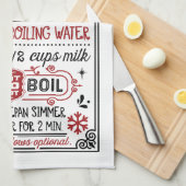 Heiße Kakaorezeptur | Bauernhof Geschirrtuch (Viertel Falte)