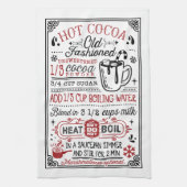 Heiße Kakaorezeptur | Bauernhof Geschirrtuch (Vertikal)