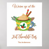 Heiße Kakaoschokolade Bar Schildkröte Poster (Vorne)