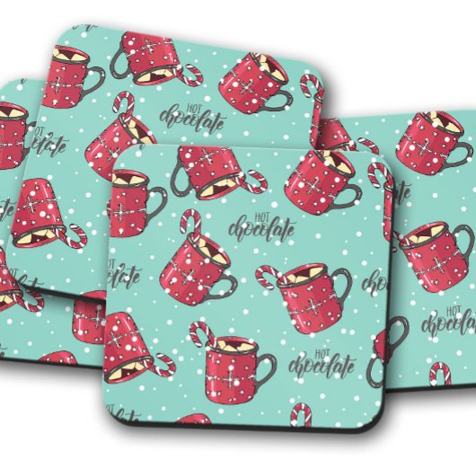 Heiße Kakaoweihe | Christmas Cork Untersetzer Set