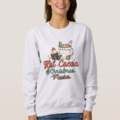 Heiße Kakaoweihnachtszeit + Filme Winter Sweatshirt (Vorderseite)