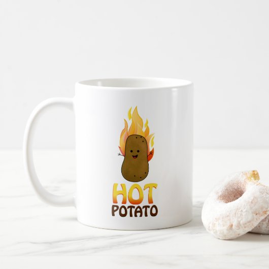 Heiße Kartoffel Kaffeetasse (Mit Donut)