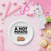 Heiße Kartoffel Pappteller (Party)