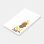 Heiße Kartoffel Post-it Klebezettel (angewinkelt)