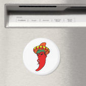 Heiße Kawaii Pepper Diva Magnet (In Situ (Geschirrspüler))