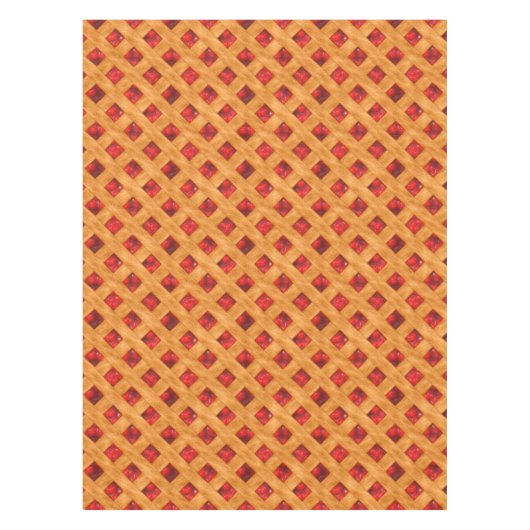 Heiße Kirschtorte Tischdecke (Vorderseite)