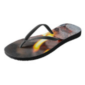 Heiße Kohlen Badesandalen (Schrägansicht)