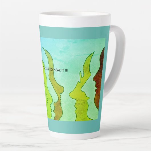 Heiße Köpfe, ich WOLL nicht, es zu hören!!! Milchtasse (Rechte Ecke)