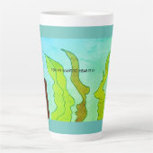 Heiße Köpfe, ich WOLL nicht, es zu hören!!! Milchtasse (Vorderseite)