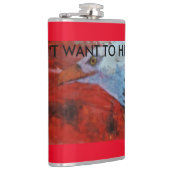 Heiße Köpfe, ich WOLLTE nicht, ES zu hören Flasche Flachmann (Rechts)