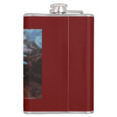 Heiße Köpfe, ich WOLLTE nicht, ES zu hören Flasche Flachmann (Rückseite)