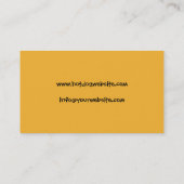 Heiße Kumpel-Visitenkarte Visitenkarte (Rückseite)