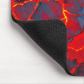 Heiße Lava-Oberfläche (Stil 1) Ölmalerei Mousepad (Ecke)