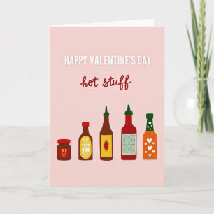 Heiße Liebe Valentinstagskarte Karte