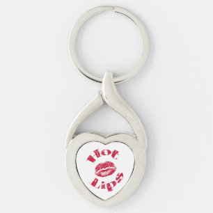 Heiße Lippen, rote Lippen Schlüsselanhänger