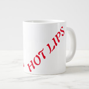 heiße LippenTasse Jumbo-Tasse